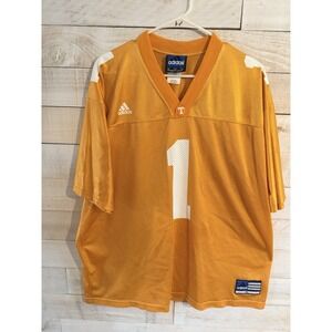 Vintage Tennessee Vols Football  XL Adidas Jersey Orange #1 Fast Shipping
